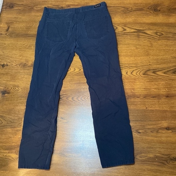 🌷 Michael Kors 🌷100% Cotton  Navy Blue Pants Plus - Picture 5 of 5